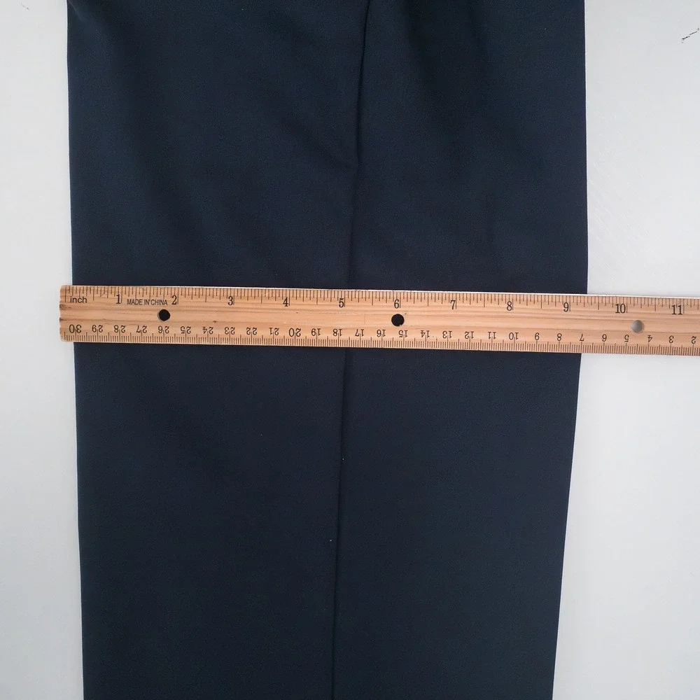Michael Kors Newbury Pants Mens 34x30 Navy Stretch Dress Slacks Recycled Poly